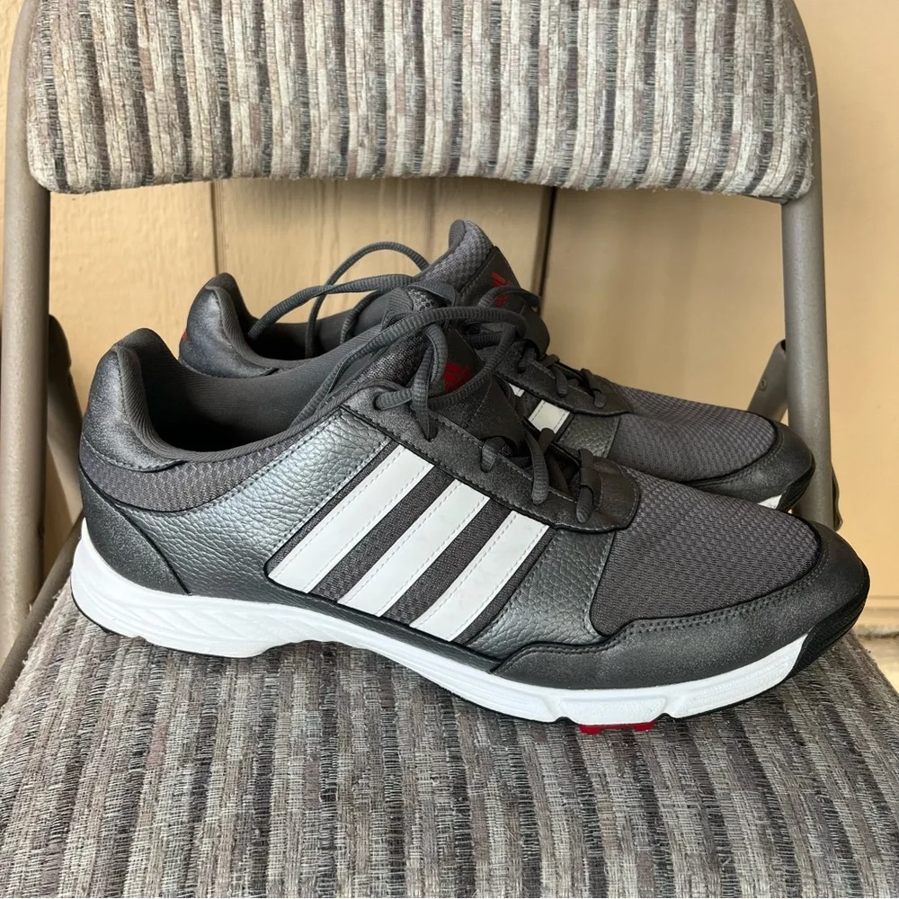 Adidas Men’s Golf Shoes Spiked Gray Size 12.5